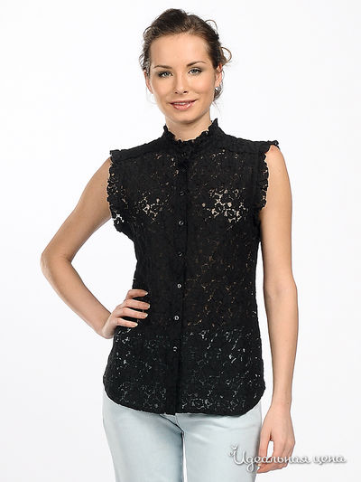 Блузка H.Eich, цвет цвет черный