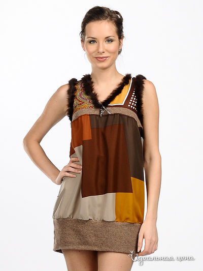 Платье H.Eich, цвет цвет мультиколор