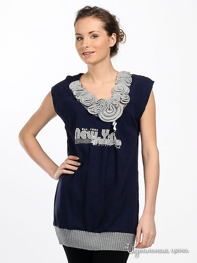 Платье H.Eich, цвет цвет синий / серый