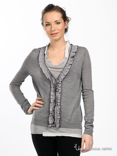 Кардиган H.Eich, цвет цвет серый