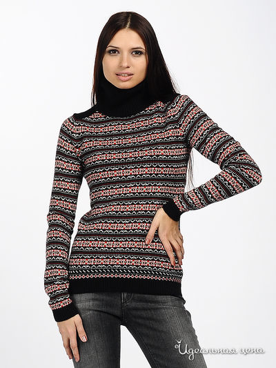 Свитер Pezzo, цвет цвет черный / красный