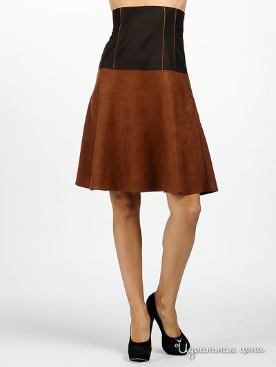 Юбка Maria Rybalchenko, цвет цвет коричневый