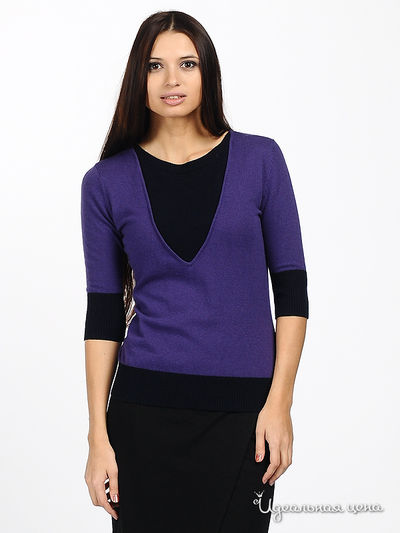 Джемпер Pezzo, цвет цвет черный / фиолетовый