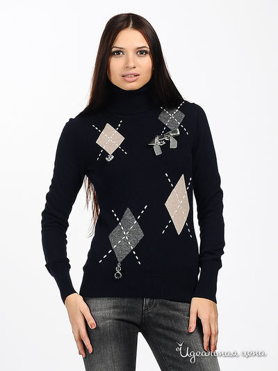 Свитер Pezzo, цвет цвет темно-синий