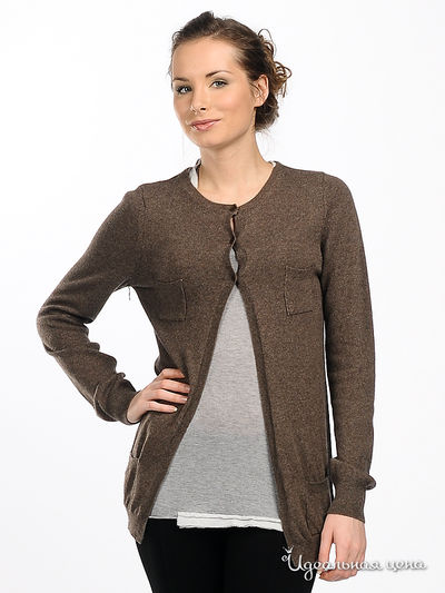 Кардиган H.Eich, цвет цвет коричневый