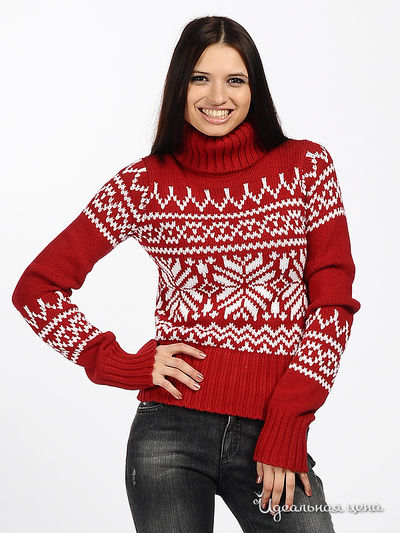 Свитер Pezzo, цвет цвет красный / белый