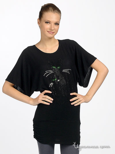 Туника Nervous & Angry girls, цвет цвет черный