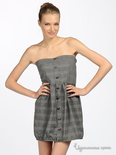 Платье Nervous & Angry girls, цвет цвет серый