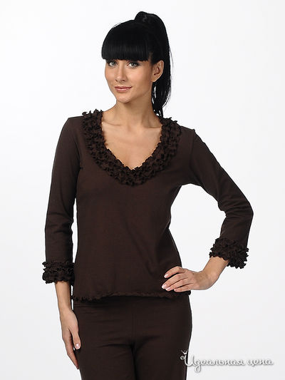 Кофта Классика белья, цвет цвет коричневый