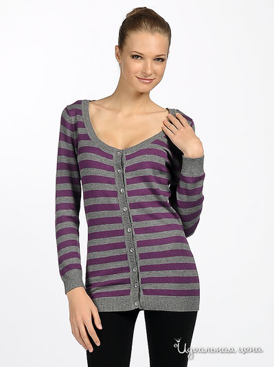 Кардиган Nervous & Angry girls, цвет цвет фиолетовый