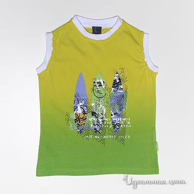 Футболка Coccodrillo, цвет цвет желтый / зеленый