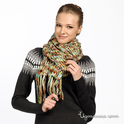 Шарф Nervous & Angry girls, цвет цвет мультиколор
