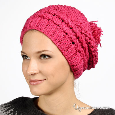 Шапка Nervous & Angry girls, цвет цвет фуксия