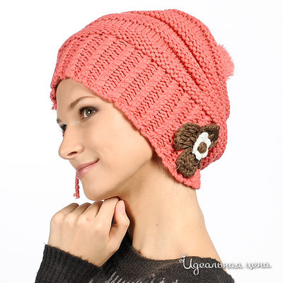 Шапка Nervous & Angry girls, цвет цвет розовый