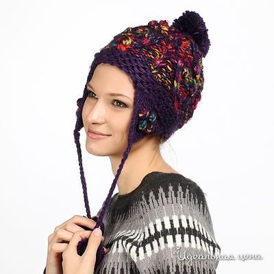 Шапка Nervous & Angry girls, цвет цвет фиолетовый