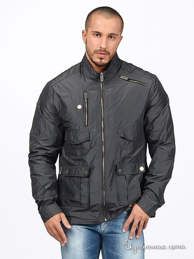 Куртка Ferre, Trussardi, Armani, цвет цвет темно-серый