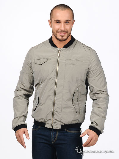 Ветровка Ferre, Trussardi, Armani, цвет цвет серый