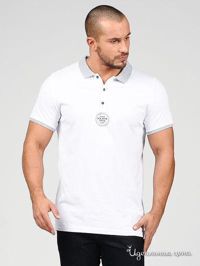 Футболка-поло Ferre, Trussardi, Armani, цвет цвет белый