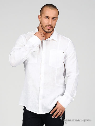 рубашка Ferre, Trussardi, Armani, цвет цвет белый
