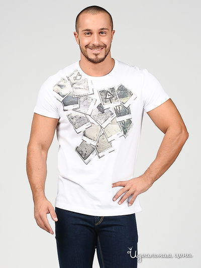 Футболка Ferre, Trussardi, Armani, цвет белый