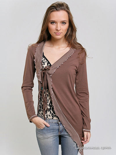 Кардиган XcluSive&Soho, цвет цвет коричневый