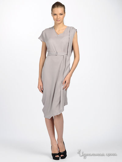 Платье XcluSive&Soho, цвет цвет серый