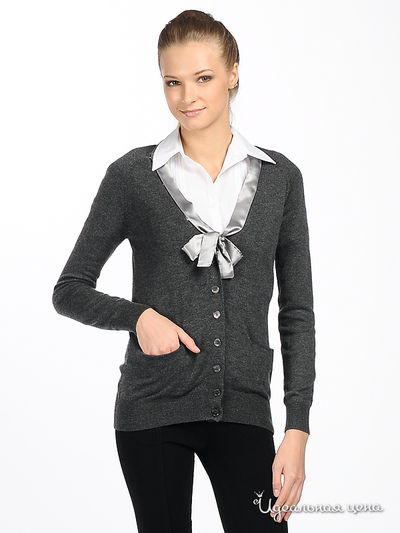 Кардиган XcluSive&Soho, цвет цвет серый