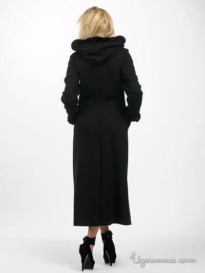 пальто Viquious женское, цвет черный