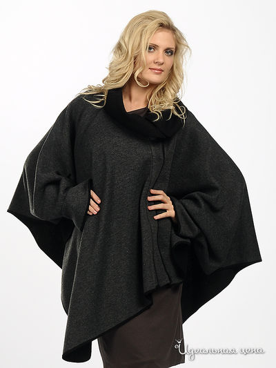 Пончо Viquious, цвет цвет серый