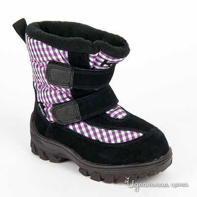 Сапоги IGLU, цвет цвет розовая клетка / черный
