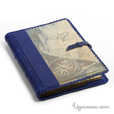 Ежедневник Кажан, цвет цвет бежевый / синий