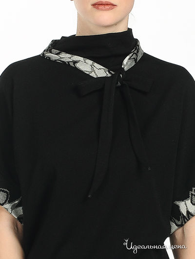 Платье Adzhedo женское, цвет черный / серый / серебристый