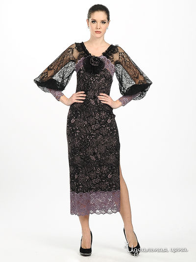 Платье Adzhedo, цвет цвет фиолетовый / черный