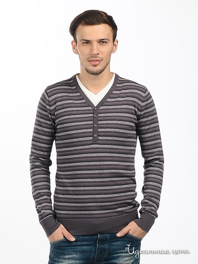 Джемпер Gaudi, цвет цвет серый / принт полоска