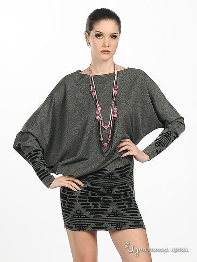 Туника Adzhedo, цвет цвет серый / черный