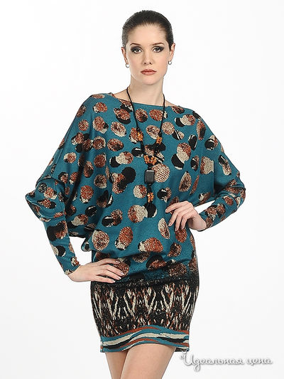 Туника Adzhedo, цвет цвет бирюзовый