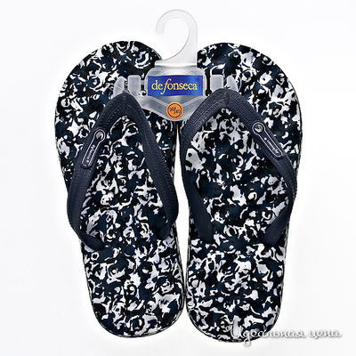 Шлепанцы De Fonseca май, цвет цвет темно-синий / белый