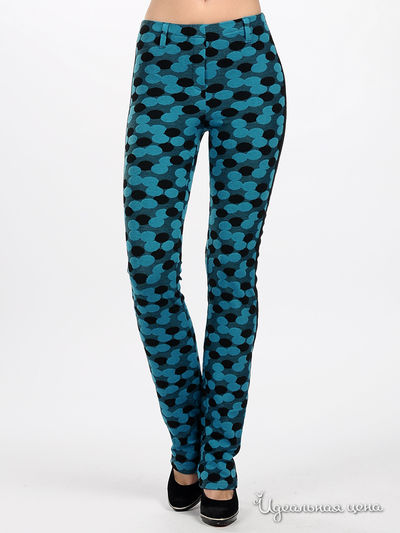 Брюки Adzhedo, цвет цвет бирюзовый / черный