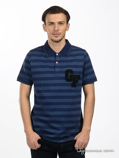 поло Ferre&Cavalli, цвет цвет синий