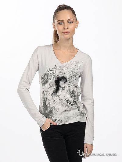 Футболка Gaudi, цвет цвет светло-серый