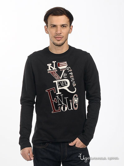 Лонгслив Ferre&Cavalli, цвет цвет черный