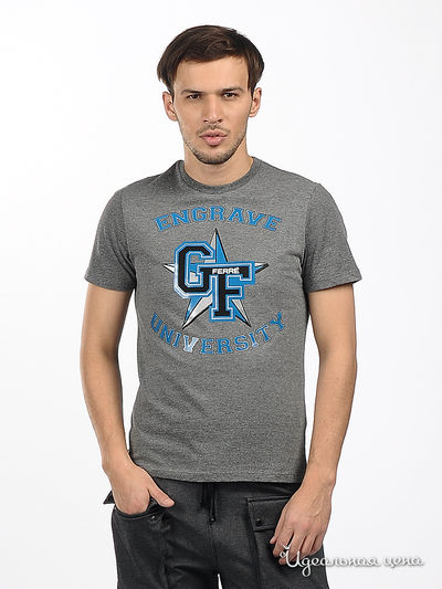 Футболка Ferre&Cavalli, цвет цвет серый