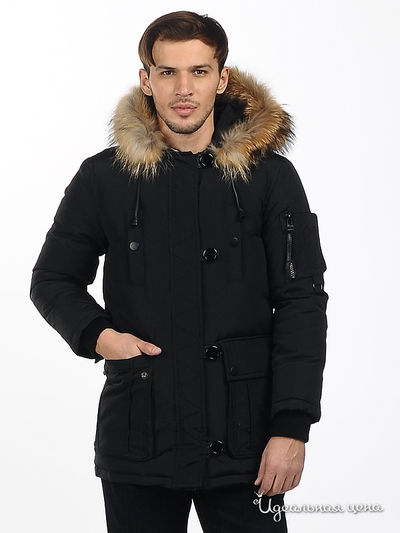 Пуховик Ferre&Cavalli, цвет цвет черный