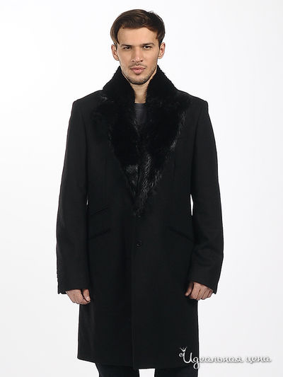 пальто Ferre&Cavalli, цвет цвет черный