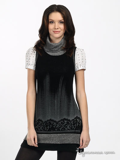 Туника Alpha Moda, цвет цвет черный