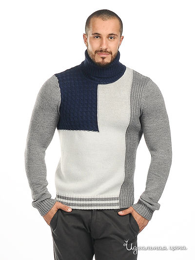 Джемпер Antony Morato, цвет цвет серый / синий