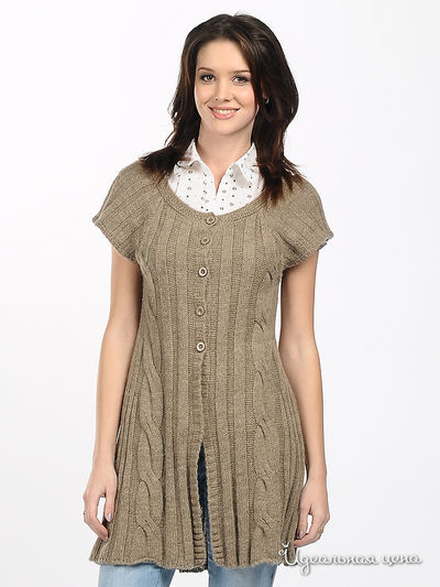 Кардиган Alpha Moda, цвет цвет бежевый