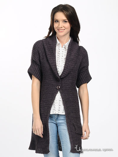 Кардиган Alpha Moda, цвет цвет фиолетовый