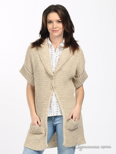 Кардиган Alpha Moda, цвет цвет кремовый