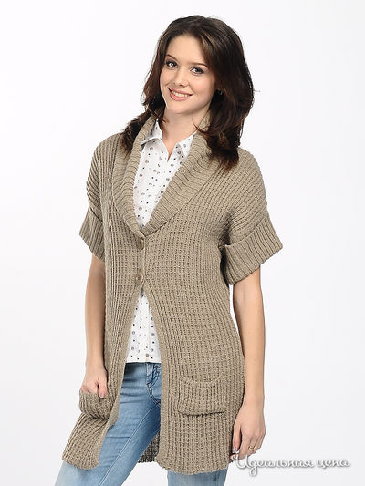 Кардиган Alpha Moda, цвет цвет бежевый